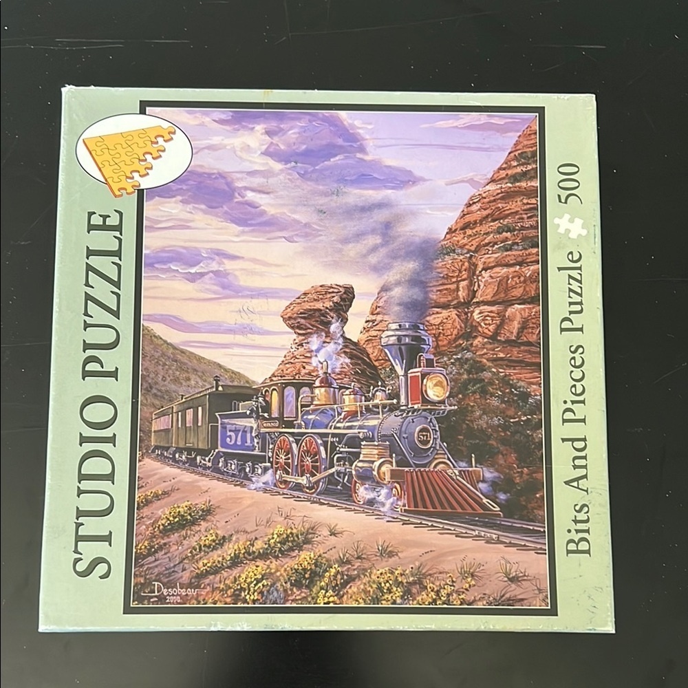 Bits and Pieces Studio Puzzle - Train Scene - Portrait at Pulpit Rock